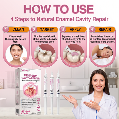 DenPerm Cavity-Repair Natural Enamel Filling Gel